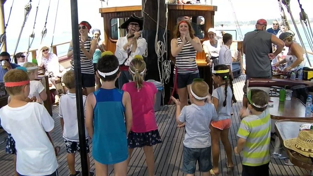 Vaikų gimtadieniai laive